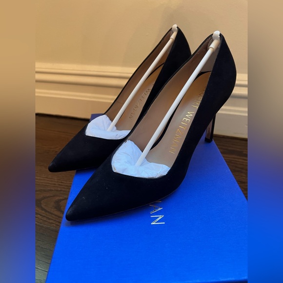 Stuart Weitzman Anny Pumps Black Heels - Picture 2 of 10